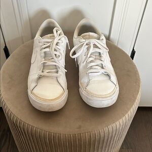 Nike White Low-Top Sneakers